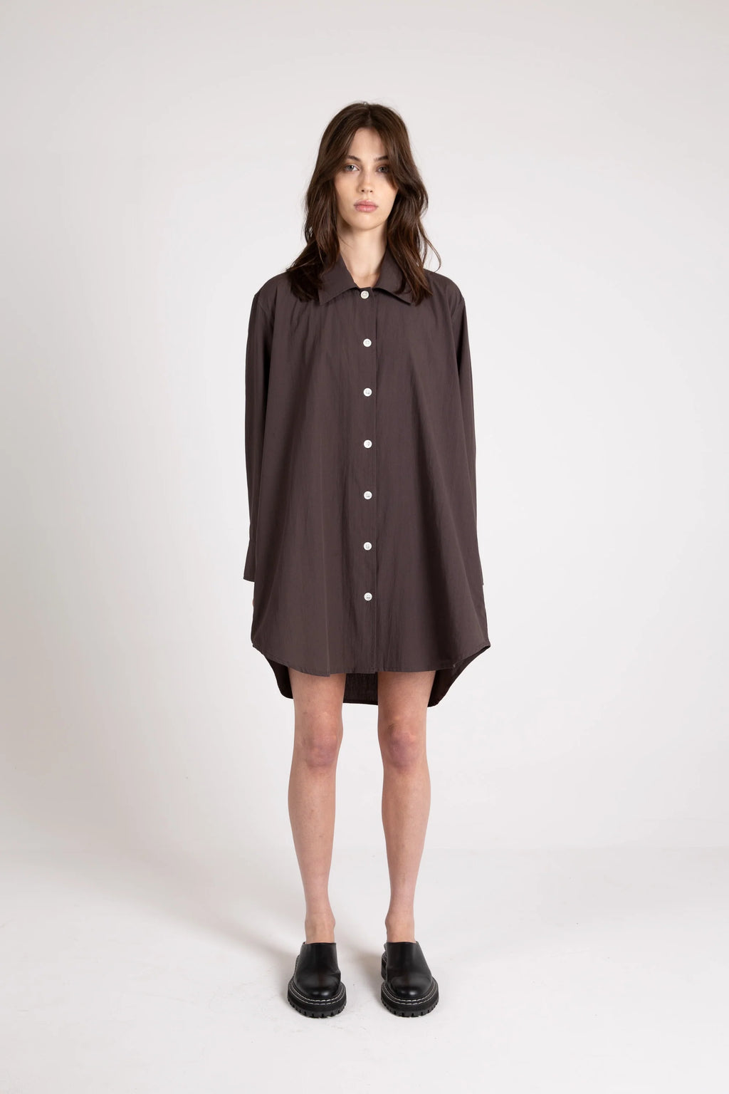 Shore Shirt Dress, Espresso