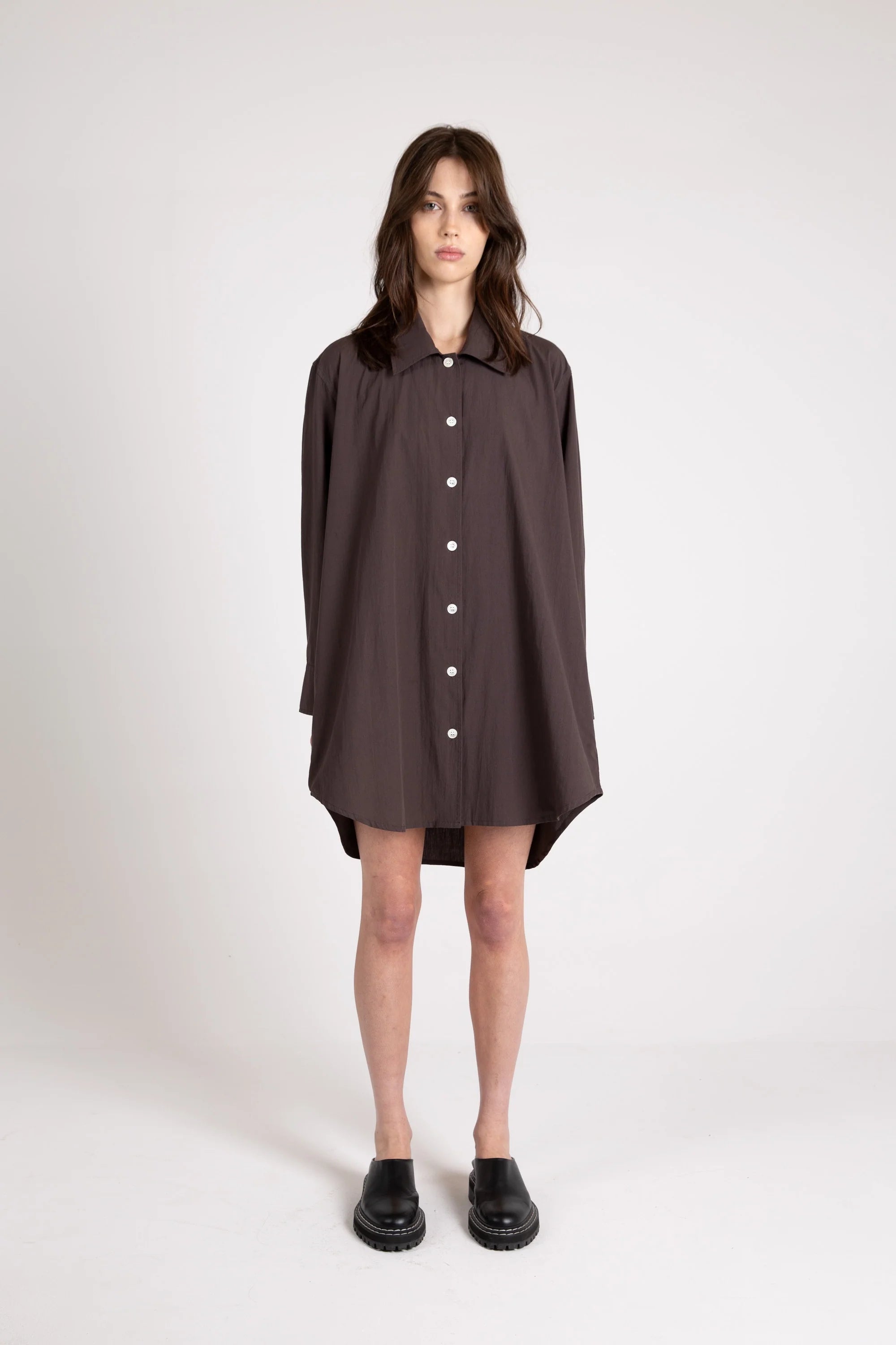 Shore Shirt Dress, Espresso