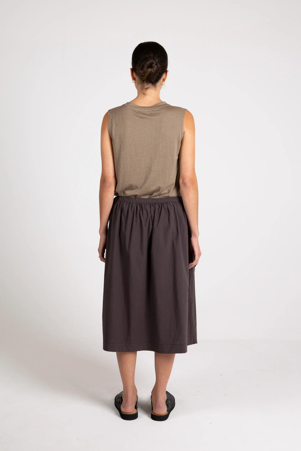 Loop Swing Skirt, Espresso