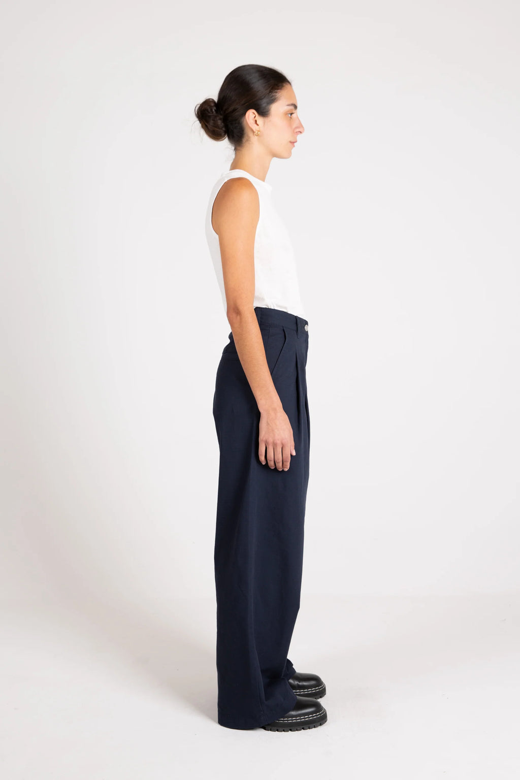 Pleat Pant, Ripstop, Midnight