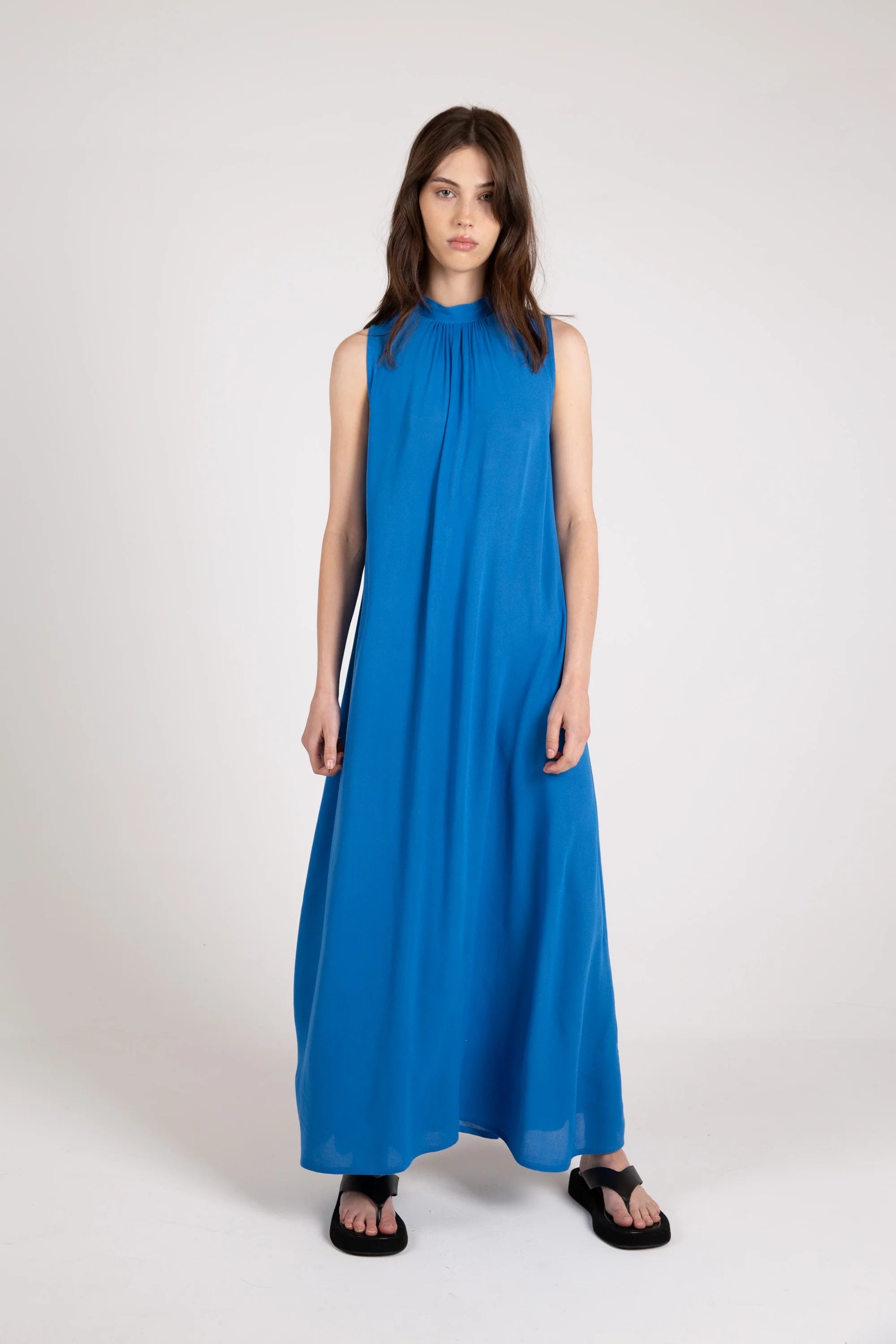 Glide Maxi Dress, Azure