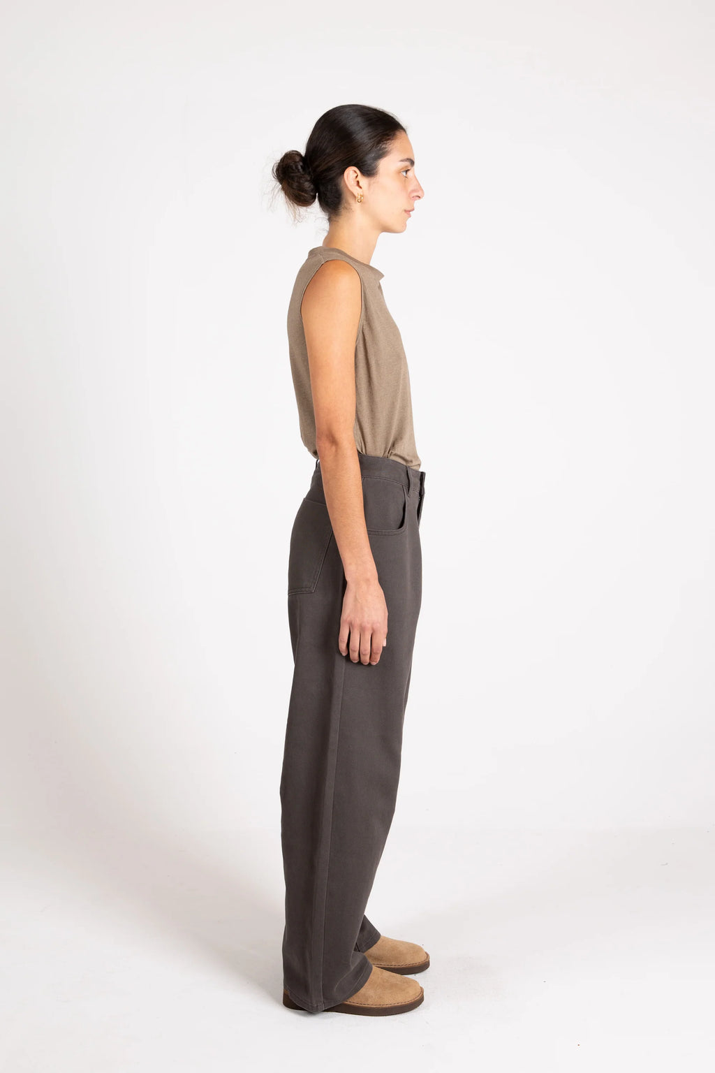 Tulip Pant, Twill, Asphalt