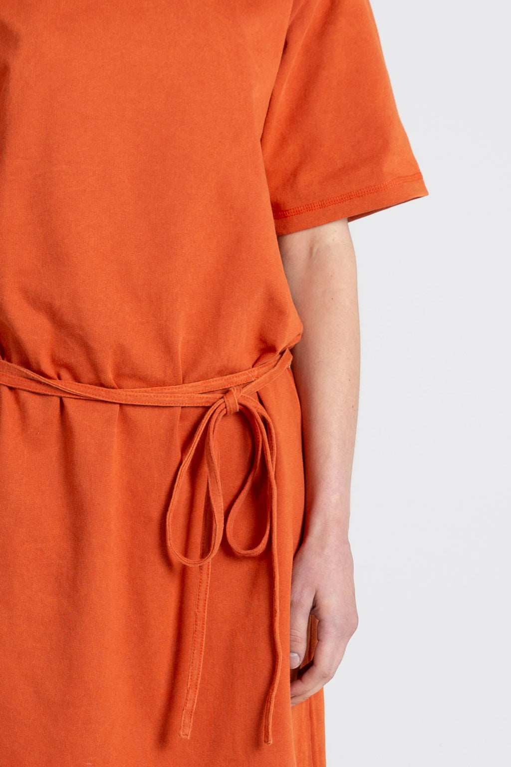 Arizona Tie Dress, Washed Brick