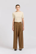 Pleat Pant, Ripstop, Walnut