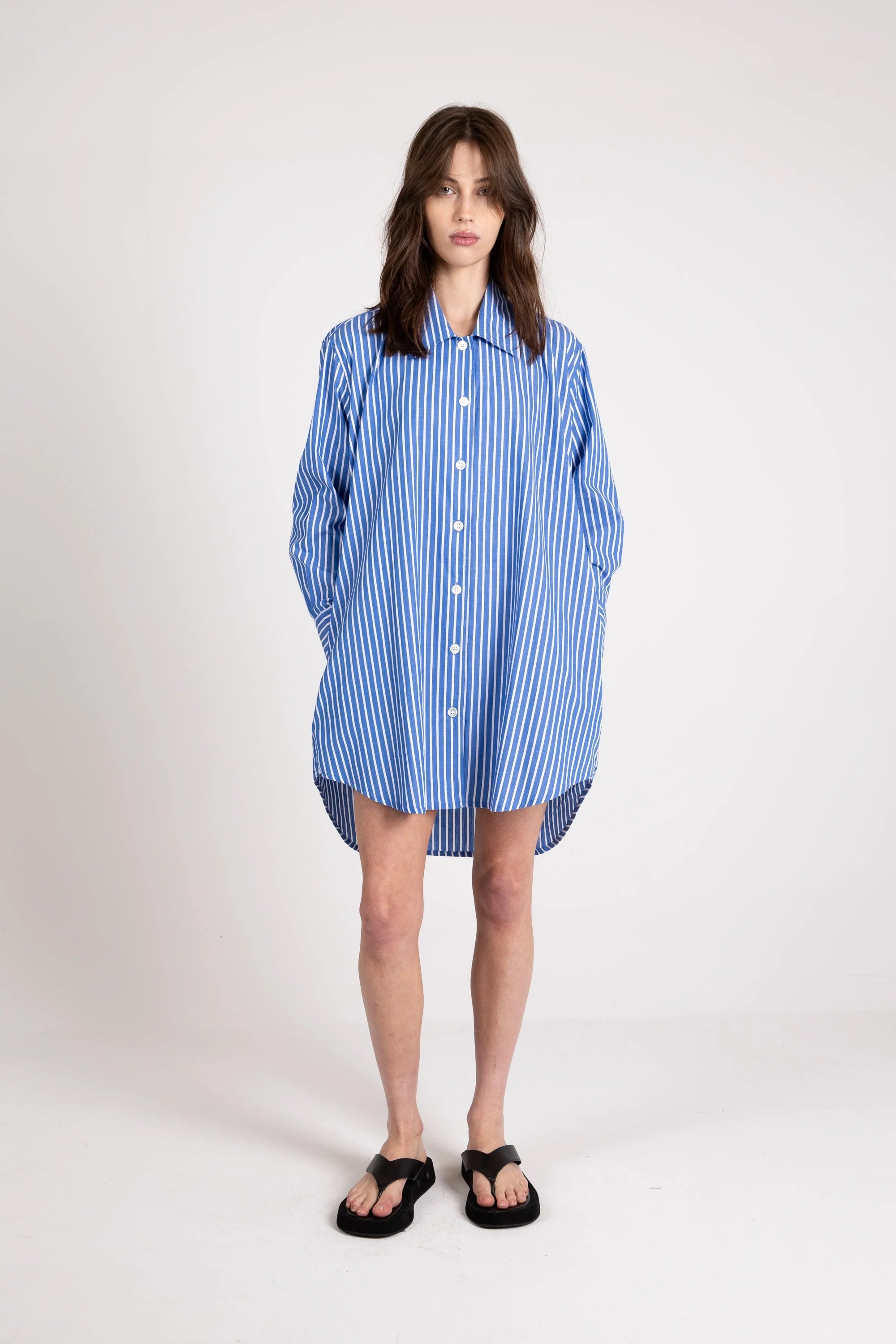 Shore Shirt Dress, Stripe