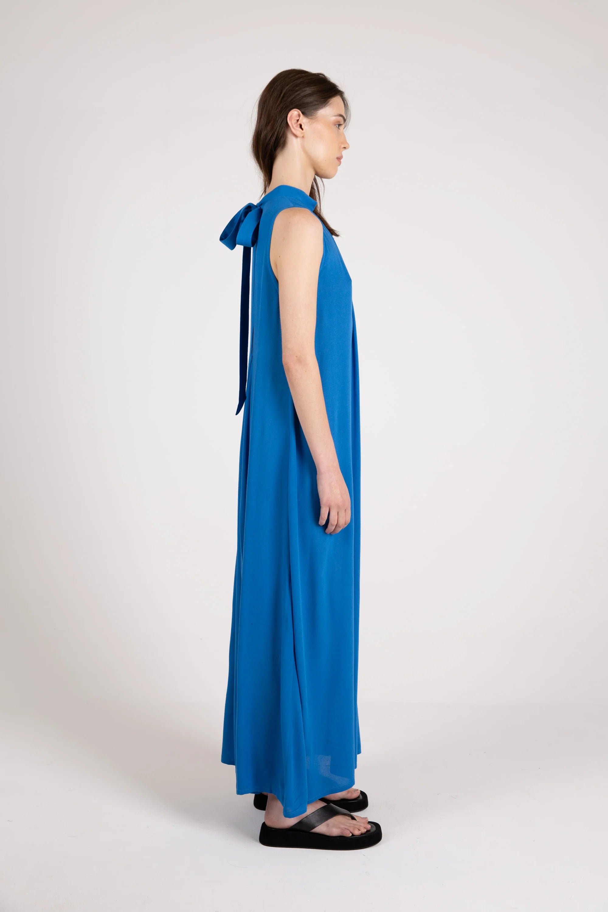 Glide Maxi Dress, Azure