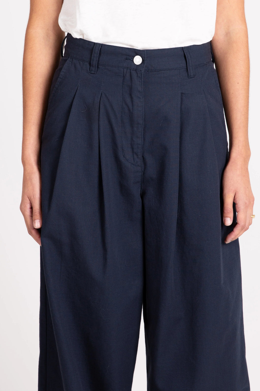 Pleat Pant, Ripstop, Midnight