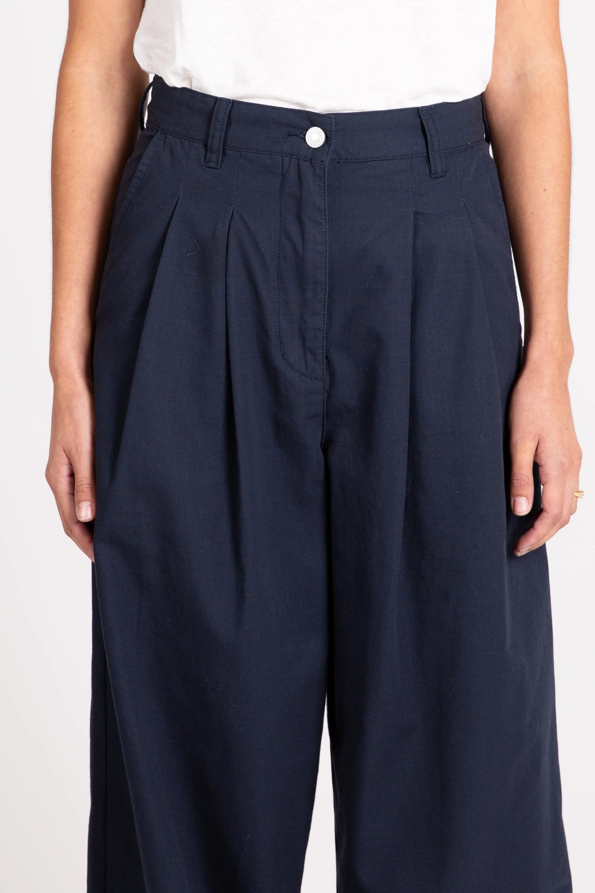 Pleat Pant, Ripstop, Midnight