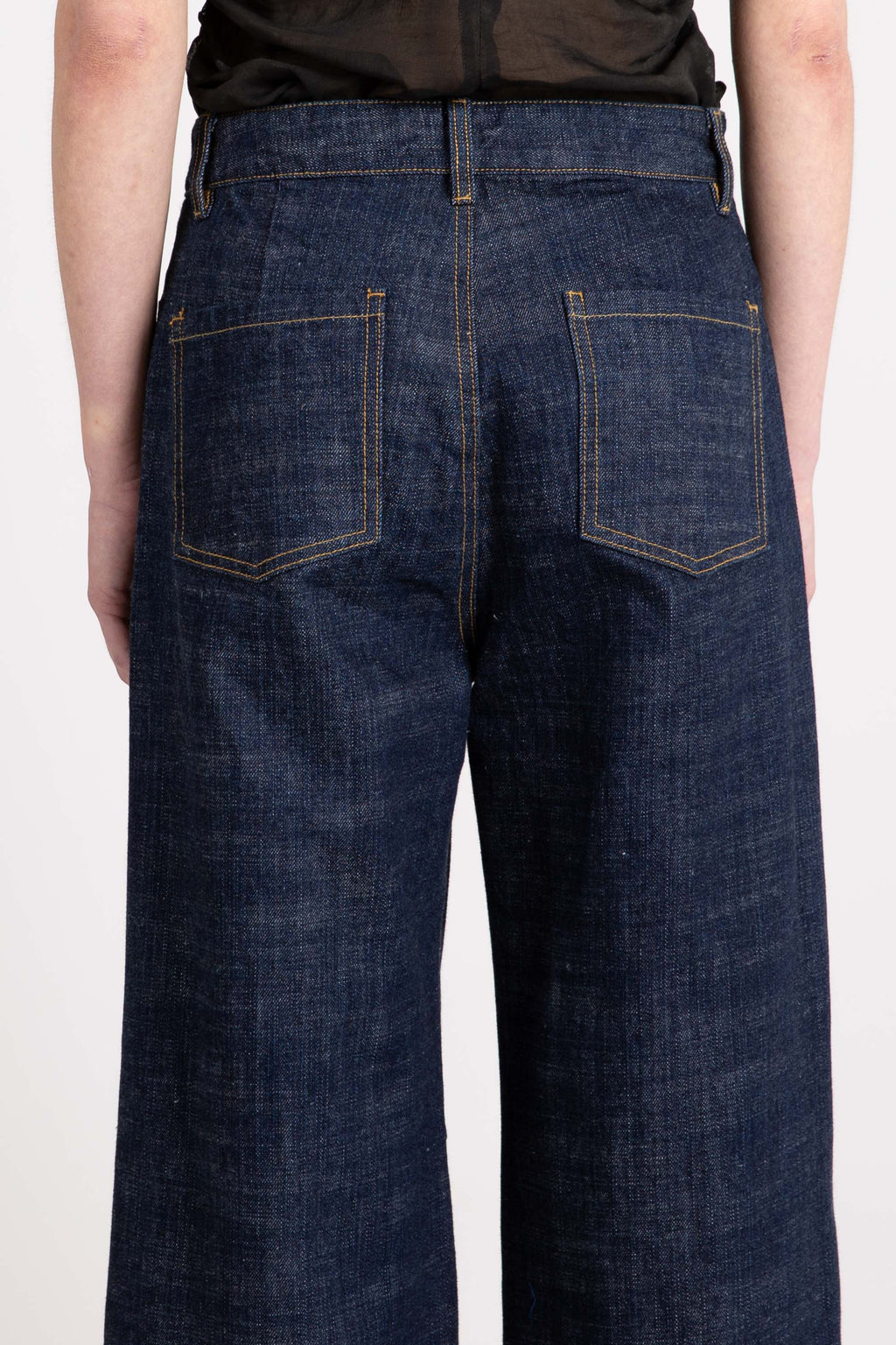 Women's Wide Selvedge Jean, Indigo