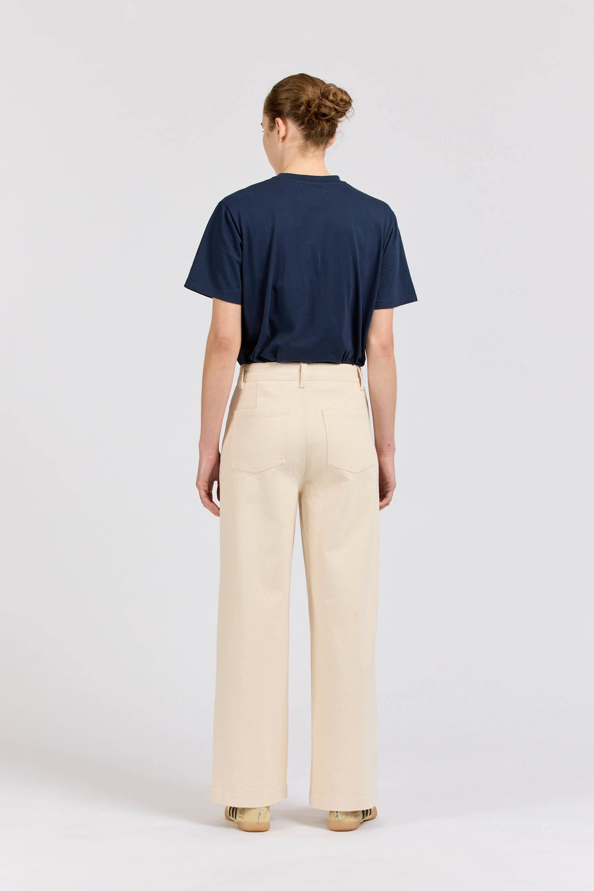 Women's Wide Leg Jean, Natural