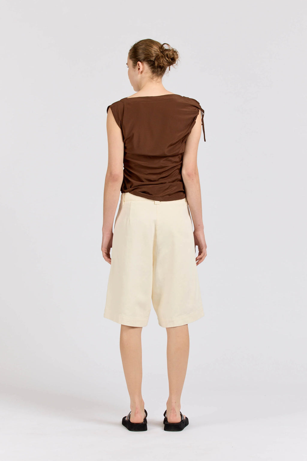 Port Short, Twill, Ecru