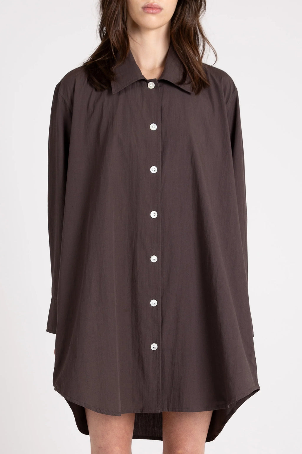 Shore Shirt Dress, Espresso