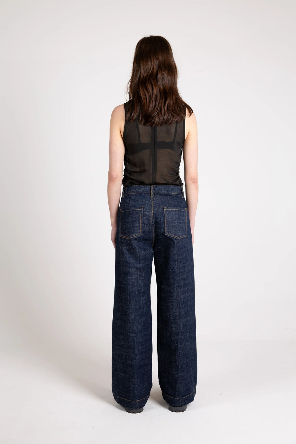 Women's Wide Selvedge Jean, Indigo