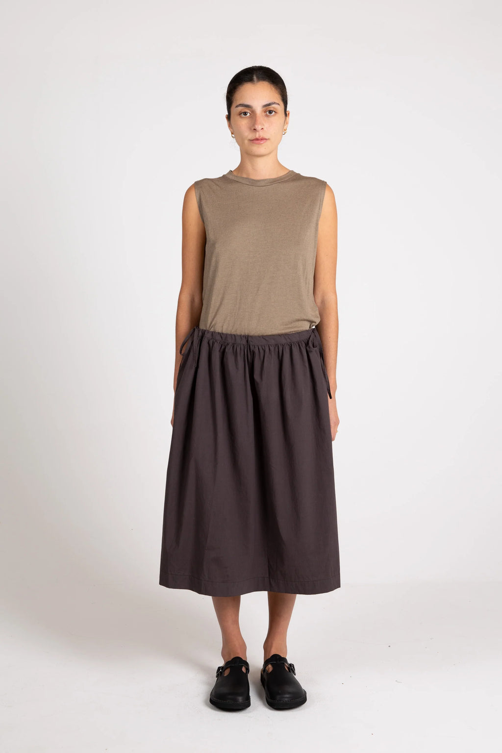 Loop Swing Skirt, Espresso
