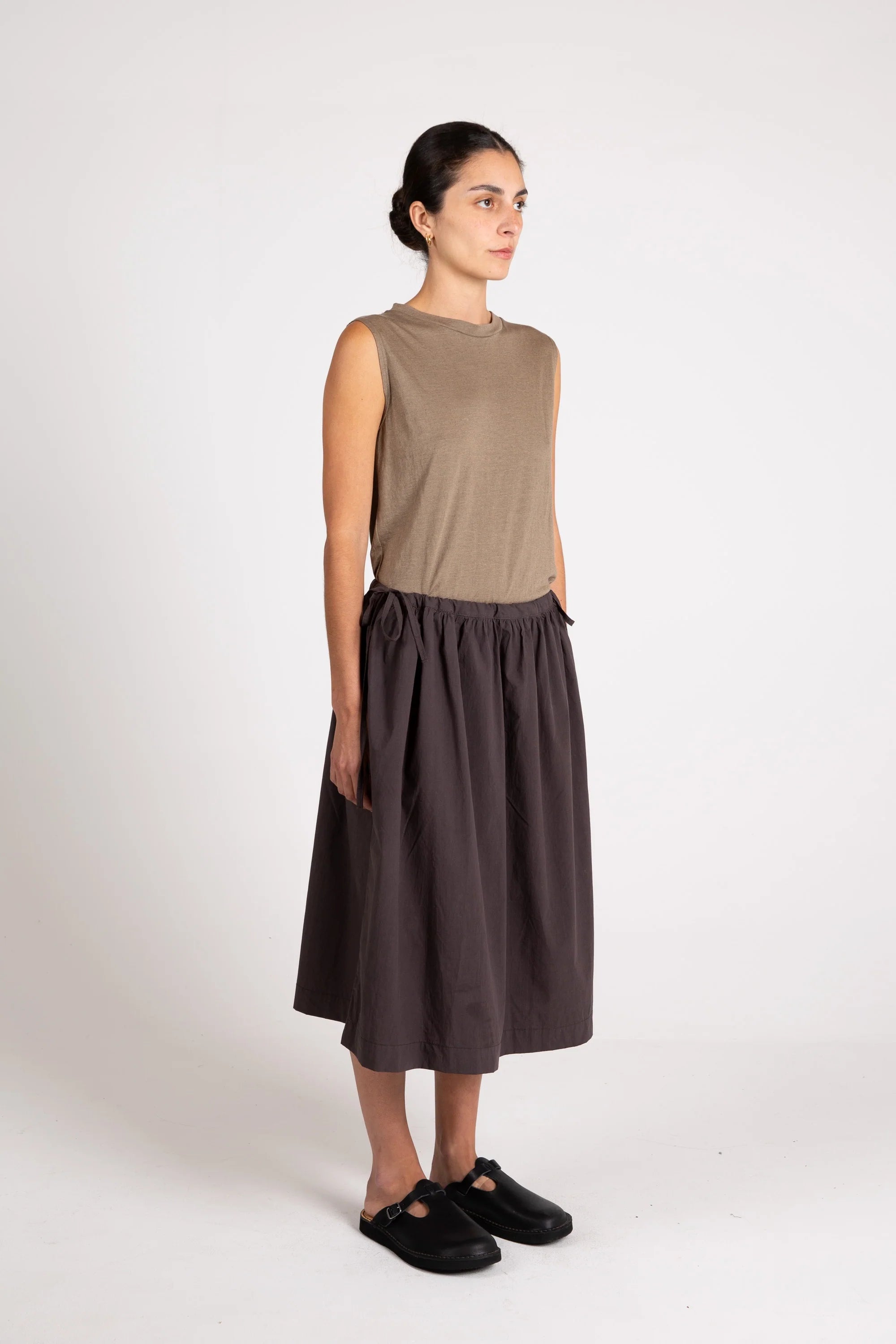 Loop Swing Skirt, Espresso