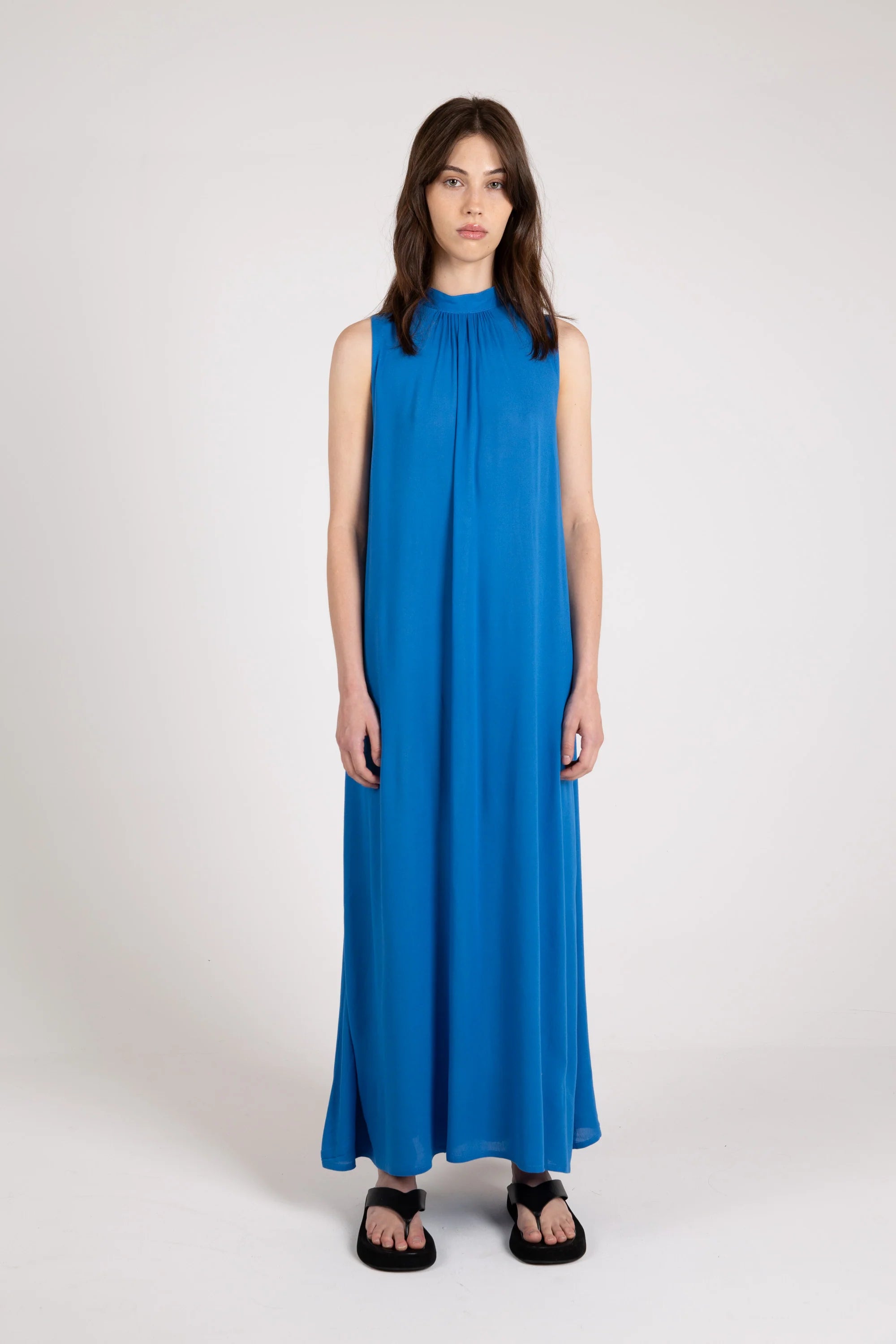 Glide Maxi Dress, Azure