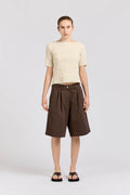 Port Short, Twill, Espresso