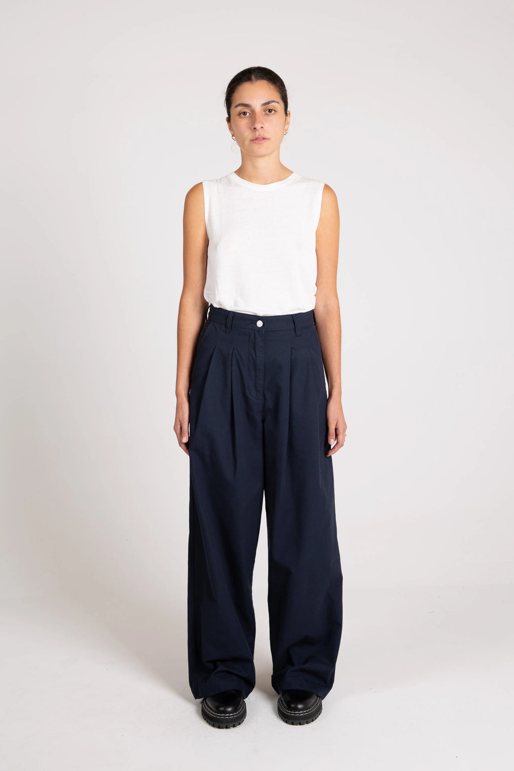 Pleat Pant, Ripstop, Midnight