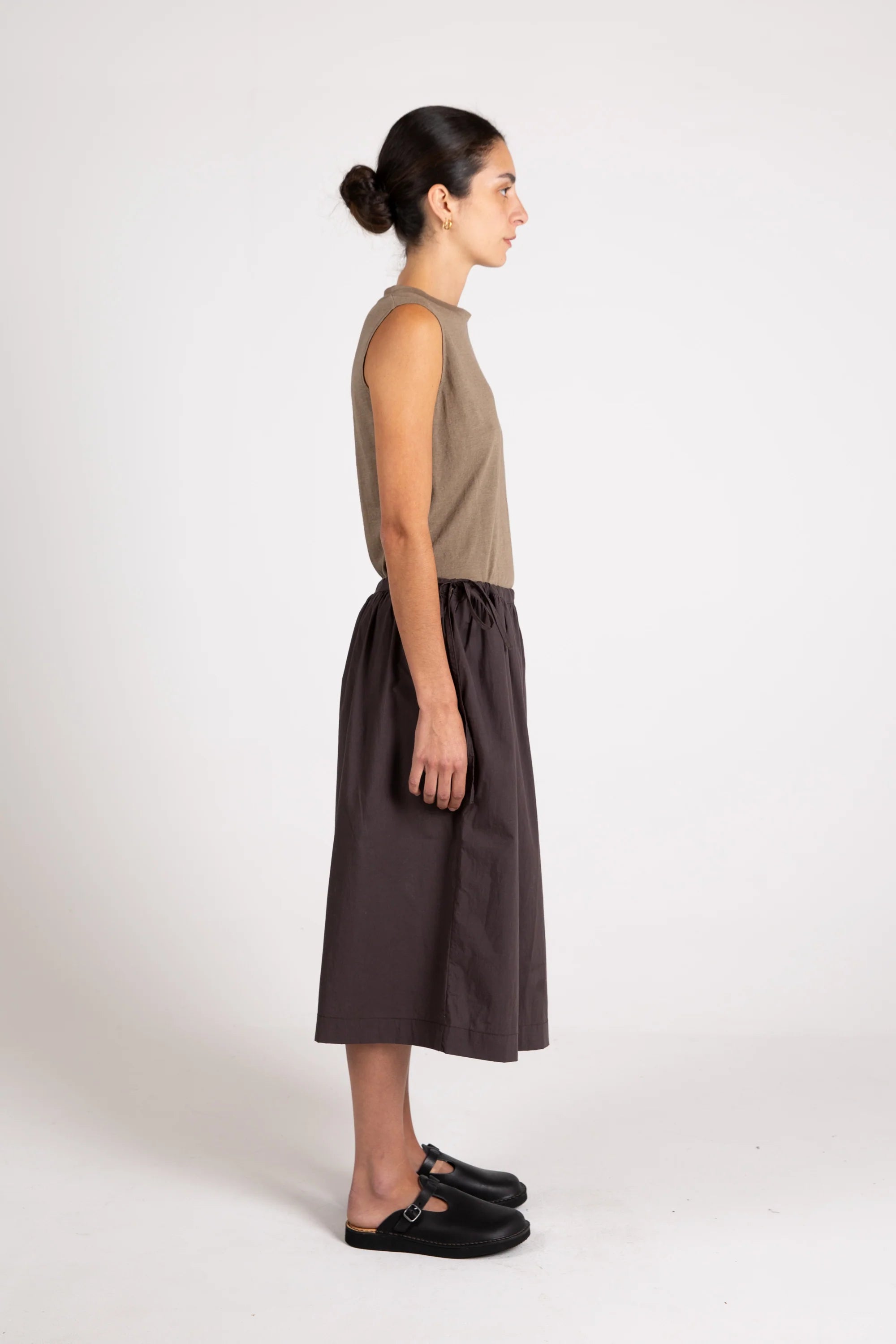 Loop Swing Skirt, Espresso